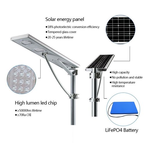 60 Watt All in One Solar Street Light, Gautam Solar Street Lights, सोलर स्ट्रीट लाइट in Delhi NCR, Noida , Ultrathon Electric LLP | ID: 22322530148
