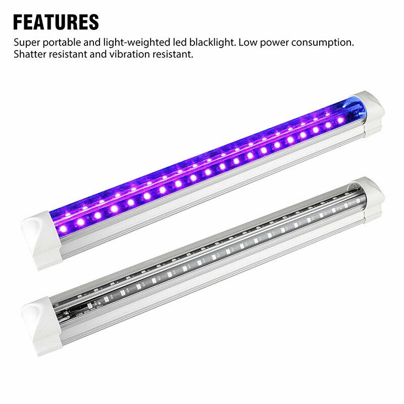 10W UV Ultraviolet Strip Tube Light detail 10W UV Ultraviolet Strip Tube Light detail