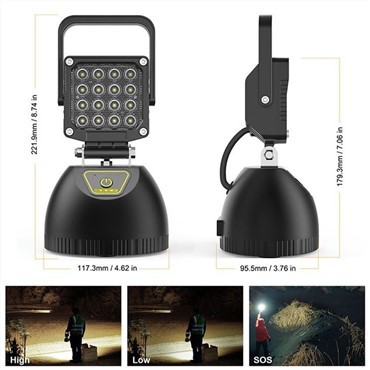 Lampu Kerja Bertenaga Baterai