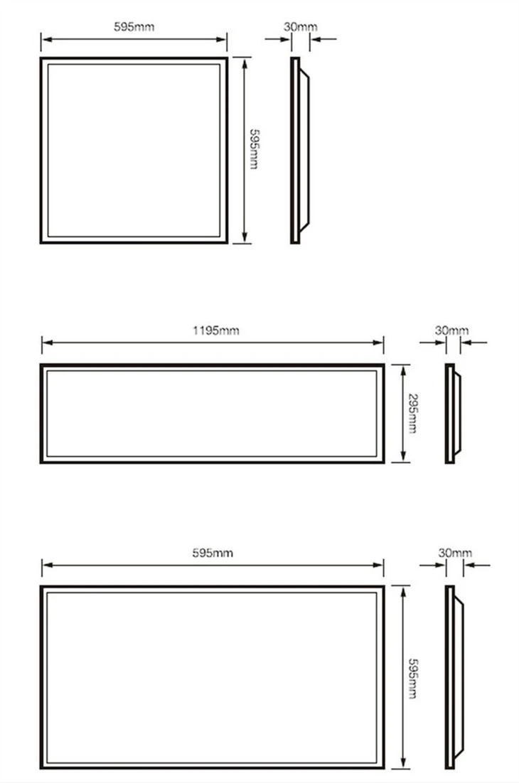 2x4 Flush Mount Led