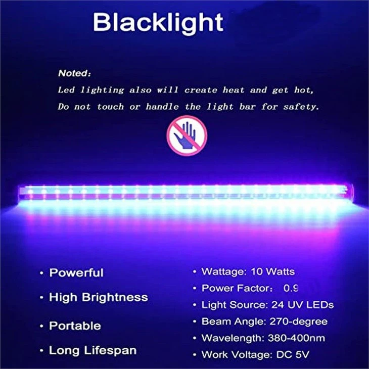 Bilah Lampu Hitam Led
