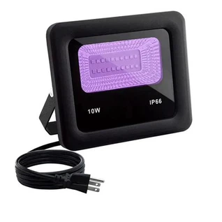 Lampu Banjir LED UV Tahan Air IP66 Dengan Steker