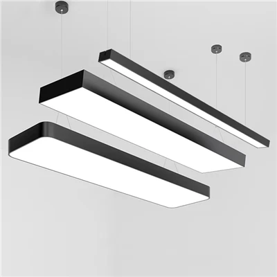 Lampu Linear LED Linkable 4 kaki/8 kaki Untuk Kantor Komersial