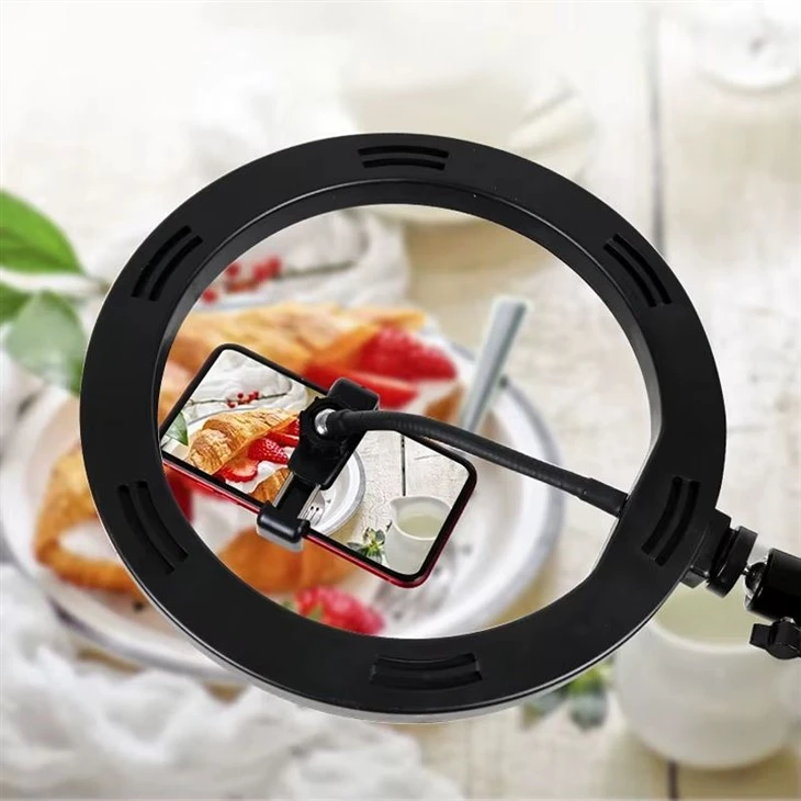 USB LED Ring Light with Tripod | Adjustable Color Temperature Phone Camera Light suppliers