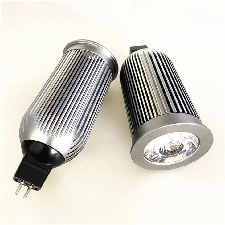 Lampu Sorot GU10/MR16 COB 10W, Wadah Panjang, Multi-Putih (3000K-6000K)