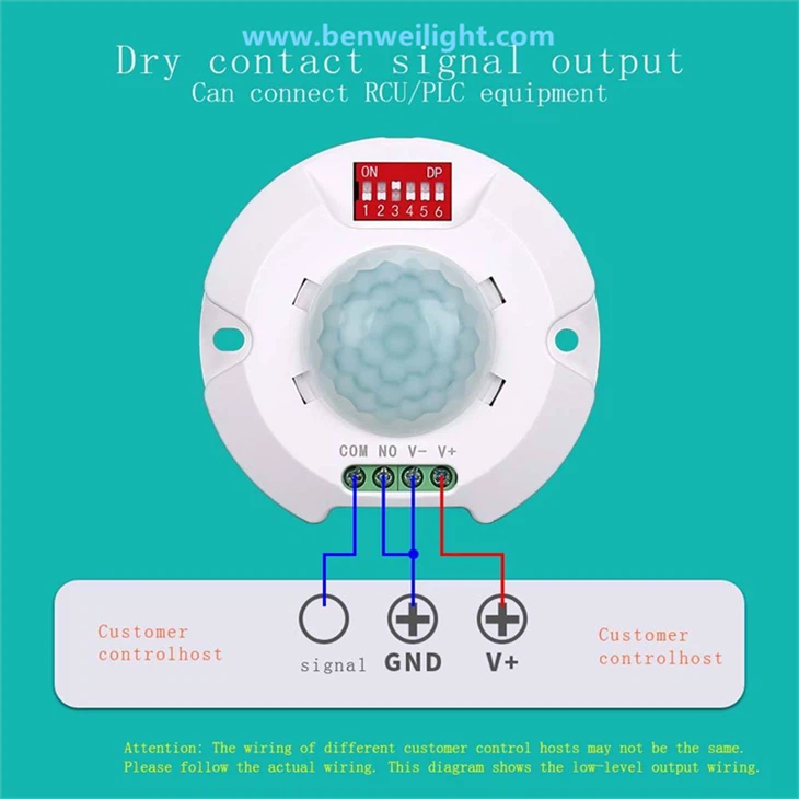 360° Ceiling PIR Motion Sensor, 9-24V, Light Switch price