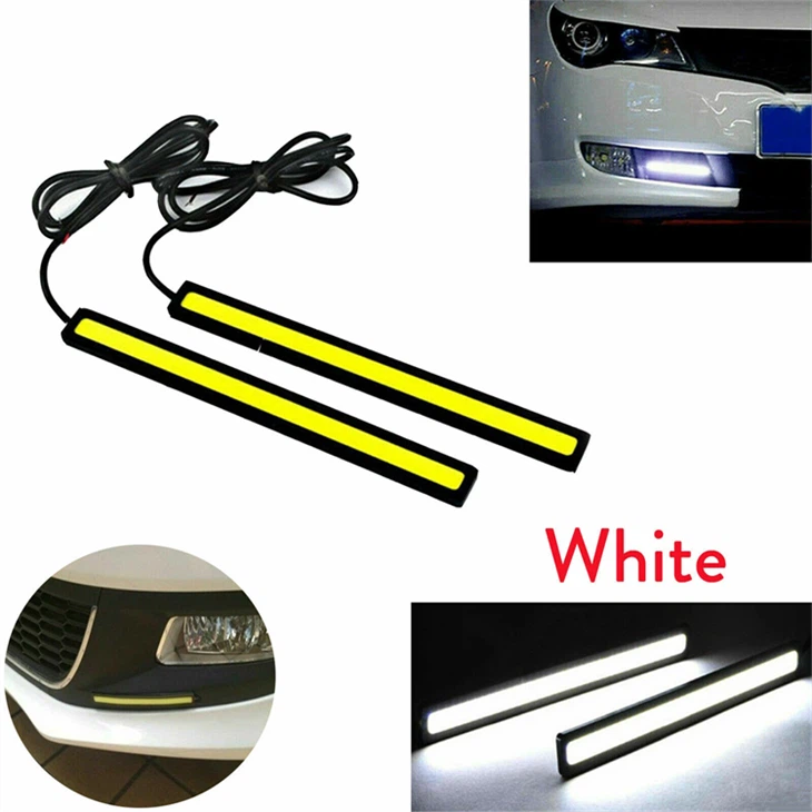 Strip Lampu Berjalan Siang Hari COB Otomatis - 12V Tahan Air