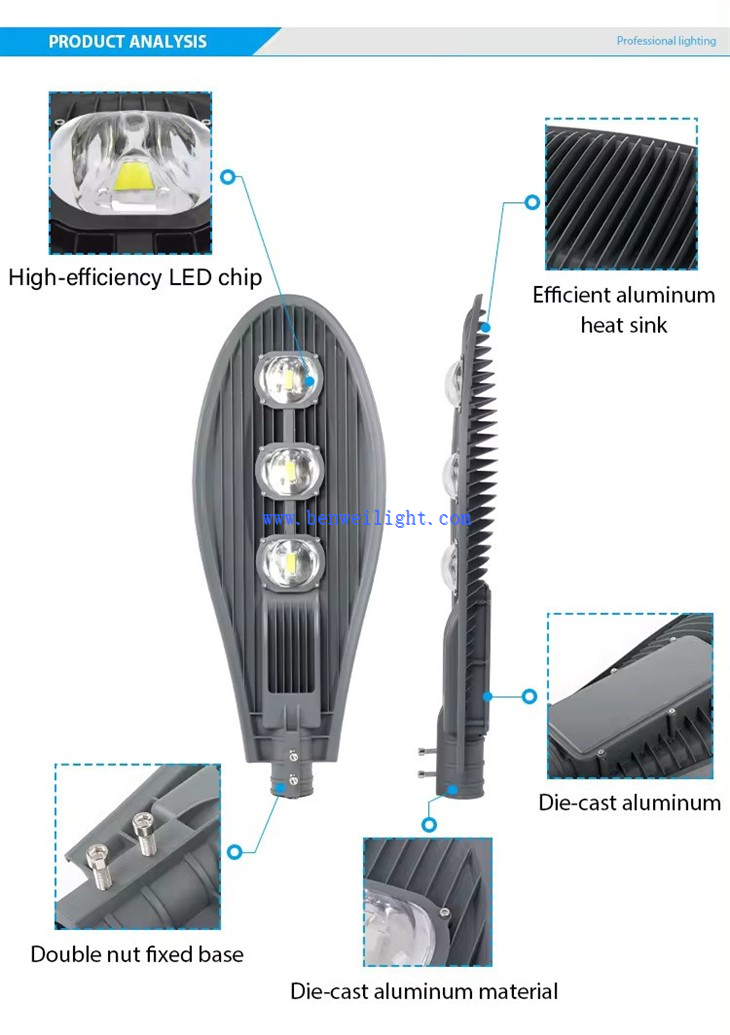 COB Cobra Led Street Light 4