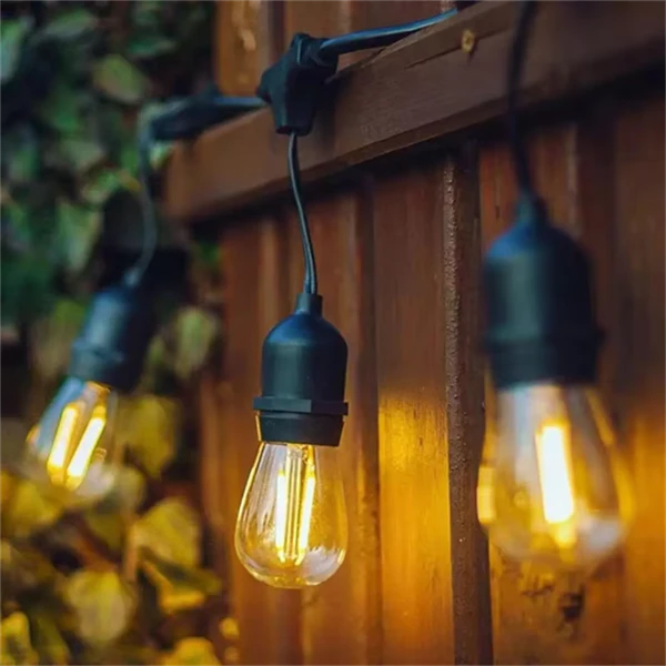 Lampu Tali Teras LED IP65 – Tahan Pecah & Dapat Diredupkan Untuk Penggunaan Di Luar Ruangan
