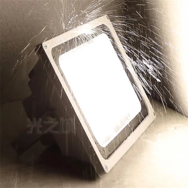 Lampu Sorot LED Lampu Dinding Luar Lampu Banjir Keamanan Luar Ruangan Taman (100W)