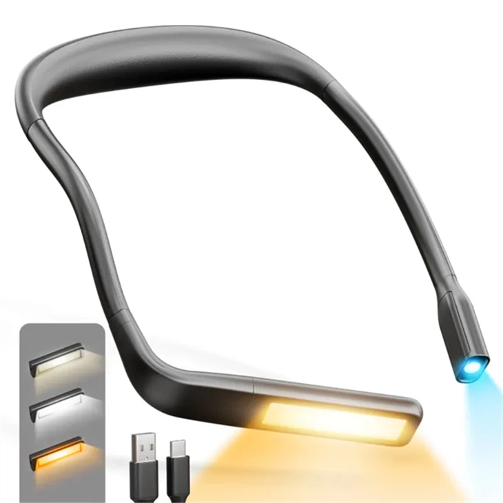 Lampu Baca Leher LED Isi Ulang - Mata Fleksibel-Lampu Buku Perawatan (Grosir Khusus)