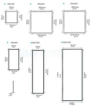 Lampu Panel LED 300×300