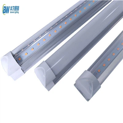 Lampu Tabung LED Tahan Air T8 5-25W (IP65) – Penutup Bening/Milky/Frosted, Kompatibel dengan T5/T6