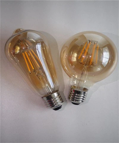 G45 E14 Bohlam LED Filamen Bening - 6Lampu Hias W, Cahaya Putih Hangat
