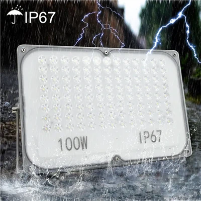 Lampu Banjir LED Tahan Air IP67 – 30W-200W, Kecerahan Tinggi, Bertenaga AC