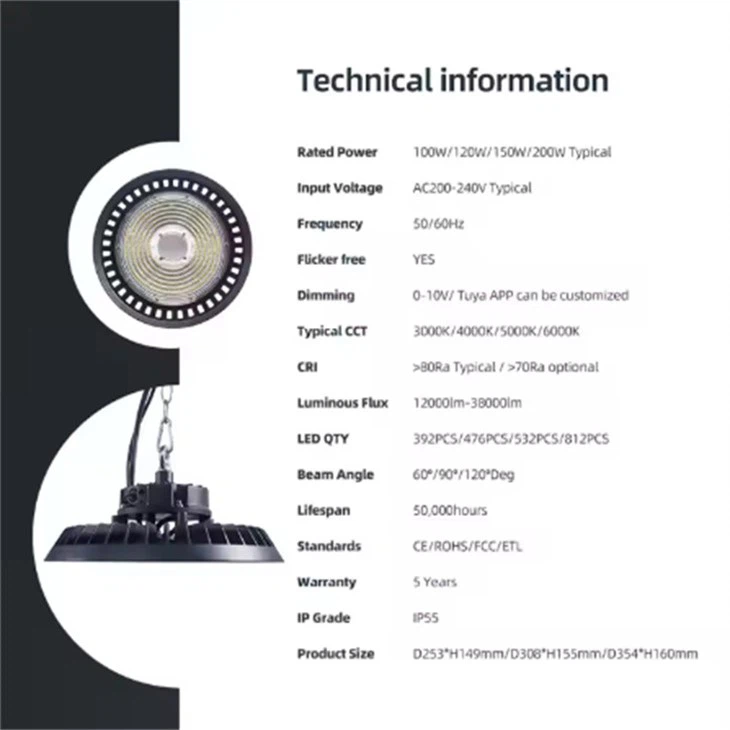 UFO LED High Bay Light 2000K