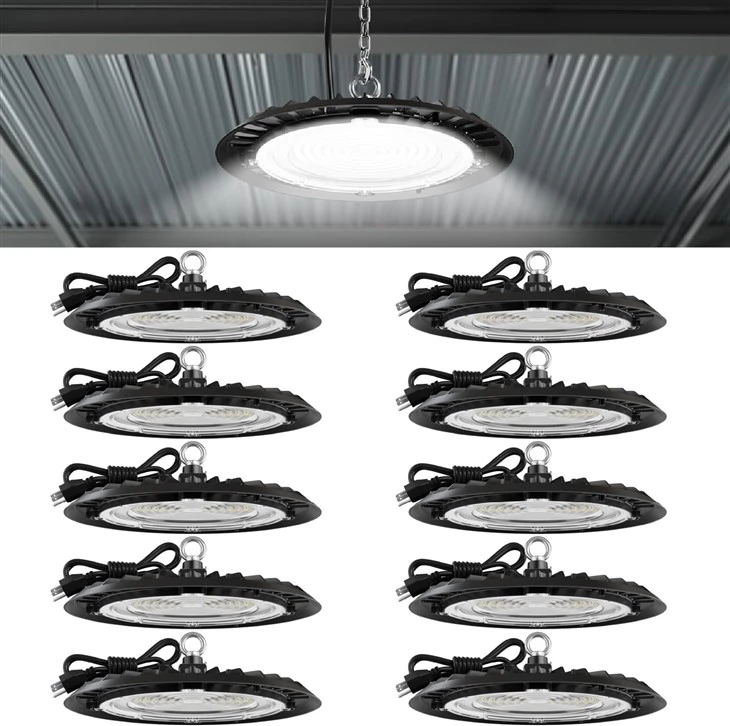 UFO LED High-Up Light 5000k Ultra-Lampu Bengkel Komersial Terang
